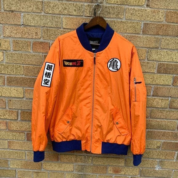 Dragon Ball Z Goku Bomber Jacket Medium - Picture 1 of 5